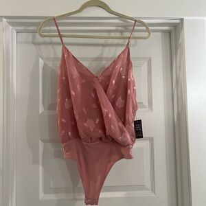 Express pink bodysuit